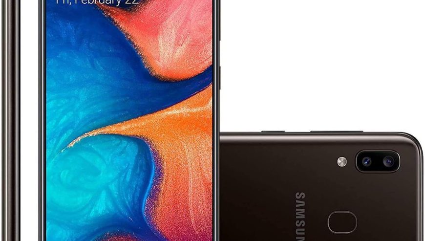 Samsung Galaxy A20 32GB 6.4″ Display A205U Black Unlocked Smartphone (Renewed)