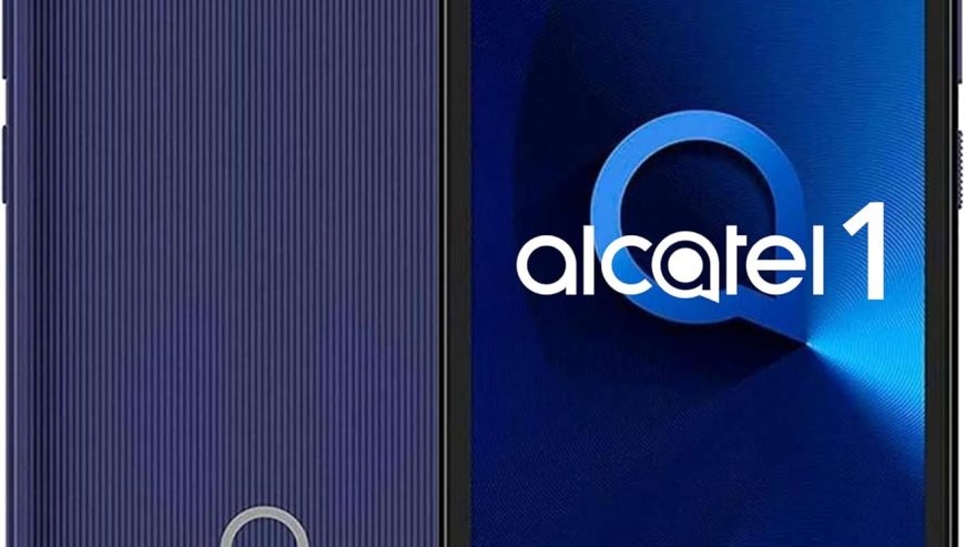 Alcatel 1 (16GB) 5.0″ Full View Display, Removable Battery, FM Radio, Dual SIM GSM Unlocked US & Global 4G LTE International Version 5033E (Bluish Black)